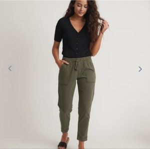 Marine Layer Emmy Stretch Jogger‎ Olive size XS